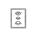 Picture of Three Eyes _GroupedProduct_Rectangle_Portrait_Framed_Matted_
