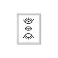 Picture of Three Eyes _GroupedProduct_Rectangle_Portrait_Framed_Matted_