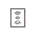 Picture of Three Eyes _GroupedProduct_Rectangle_Portrait_Framed_Matted_