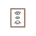 Picture of Three Eyes _GroupedProduct_Rectangle_Portrait_Framed_Matted_