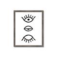 Picture of Three Eyes _GroupedProduct_Rectangle_Portrait_Framed_Matted_