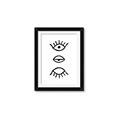 Picture of Three Eyes _GroupedProduct_Rectangle_Portrait_Framed_Matted_
