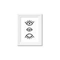 Picture of Three Eyes _GroupedProduct_Rectangle_Portrait_Framed_Matted_