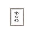 Picture of Three Eyes _GroupedProduct_Rectangle_Portrait_Framed_Matted_