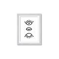 Picture of Three Eyes _GroupedProduct_Rectangle_Portrait_Framed_Matted_