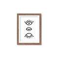 Picture of Three Eyes _GroupedProduct_Rectangle_Portrait_Framed_Matted_