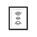 Picture of Three Eyes _GroupedProduct_Rectangle_Portrait_Framed_Matted_