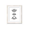 Picture of Three Eyes _GroupedProduct_Rectangle_Portrait_Framed_Matted_