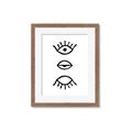 Picture of Three Eyes _GroupedProduct_Rectangle_Portrait_Framed_Matted_