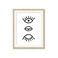 Picture of Three Eyes _GroupedProduct_Rectangle_Portrait_Framed_Matted_
