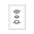 Picture of Three Eyes _GroupedProduct_Rectangle_Portrait_Framed_Matted_