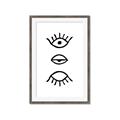 Picture of Three Eyes _GroupedProduct_Rectangle_Portrait_Framed_Matted_