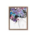 Picture of Butterfly Hair  _GroupedProduct_Rectangle_Portrait_Framed_Matted_