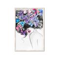 Picture of Butterfly Hair  _GroupedProduct_Rectangle_Portrait_Framed_Matted_