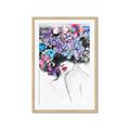 Picture of Butterfly Hair  _GroupedProduct_Rectangle_Portrait_Framed_Matted_