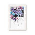 Picture of Butterfly Hair  _GroupedProduct_Rectangle_Portrait_Framed_Matted_