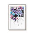 Picture of Butterfly Hair  _GroupedProduct_Rectangle_Portrait_Framed_Matted_