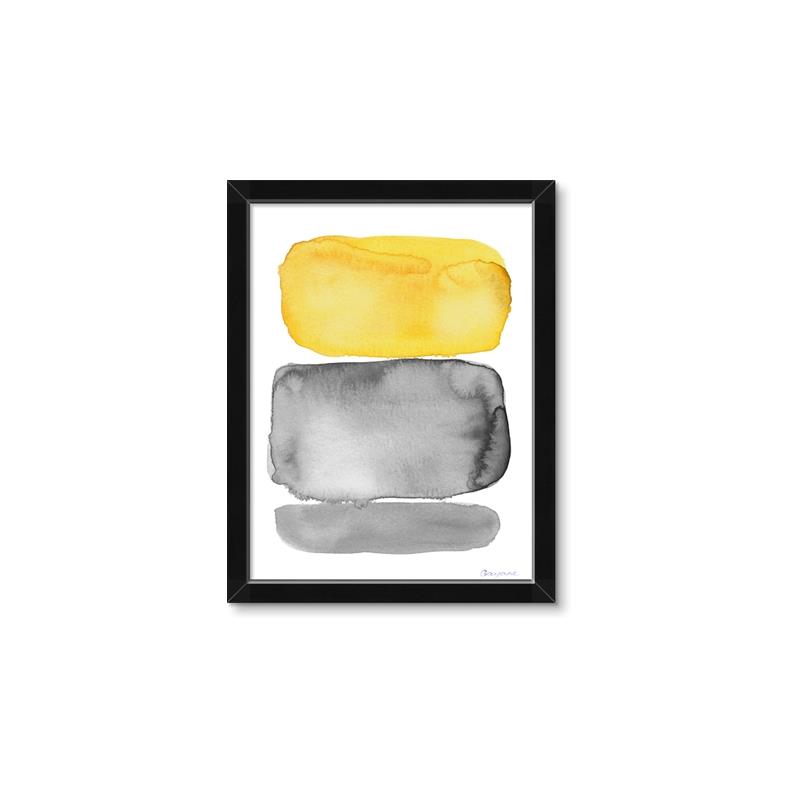 Picture of Mid Century Yellow _GroupedProduct_Rectangle_Portrait_Framed_Matted_