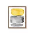 Picture of Mid Century Yellow _GroupedProduct_Rectangle_Portrait_Framed_Matted_