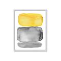 Picture of Mid Century Yellow _GroupedProduct_Rectangle_Portrait_Framed_Matted_