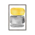 Picture of Mid Century Yellow _GroupedProduct_Rectangle_Portrait_Framed_Matted_