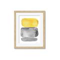 Picture of Mid Century Yellow _GroupedProduct_Rectangle_Portrait_Framed_Matted_