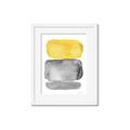 Picture of Mid Century Yellow _GroupedProduct_Rectangle_Portrait_Framed_Matted_