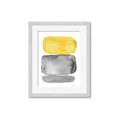 Picture of Mid Century Yellow _GroupedProduct_Rectangle_Portrait_Framed_Matted_
