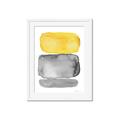 Picture of Mid Century Yellow _GroupedProduct_Rectangle_Portrait_Framed_Matted_