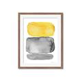 Picture of Mid Century Yellow _GroupedProduct_Rectangle_Portrait_Framed_Matted_