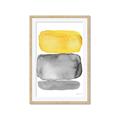 Picture of Mid Century Yellow _GroupedProduct_Rectangle_Portrait_Framed_Matted_