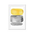 Picture of Mid Century Yellow _GroupedProduct_Rectangle_Portrait_Framed_Matted_