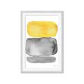 Picture of Mid Century Yellow _GroupedProduct_Rectangle_Portrait_Framed_Matted_