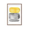 Picture of Mid Century Yellow _GroupedProduct_Rectangle_Portrait_Framed_Matted_