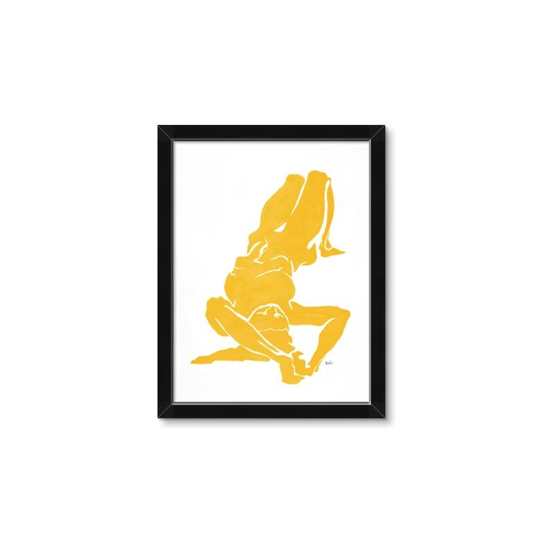 Picture of Yellow Girl  _GroupedProduct_Rectangle_Portrait_Framed_Matted_