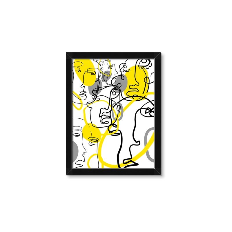 Picture of Face Off Yellow _GroupedProduct_Rectangle_Portrait_Framed_Matted_