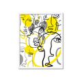 Picture of Face Off Yellow _GroupedProduct_Rectangle_Portrait_Framed_Matted_