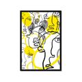 Picture of Face Off Yellow _GroupedProduct_Rectangle_Portrait_Framed_Matted_