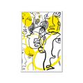 Picture of Face Off Yellow _GroupedProduct_Rectangle_Portrait_Framed_Matted_