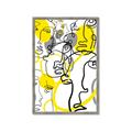 Picture of Face Off Yellow _GroupedProduct_Rectangle_Portrait_Framed_Matted_