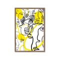 Picture of Face Off Yellow _GroupedProduct_Rectangle_Portrait_Framed_Matted_