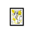 Picture of Face Off Yellow _GroupedProduct_Rectangle_Portrait_Framed_Matted_