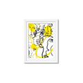 Picture of Face Off Yellow _GroupedProduct_Rectangle_Portrait_Framed_Matted_