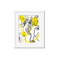 Picture of Face Off Yellow _GroupedProduct_Rectangle_Portrait_Framed_Matted_