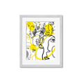 Picture of Face Off Yellow _GroupedProduct_Rectangle_Portrait_Framed_Matted_