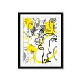 Picture of Face Off Yellow _GroupedProduct_Rectangle_Portrait_Framed_Matted_