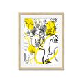 Picture of Face Off Yellow _GroupedProduct_Rectangle_Portrait_Framed_Matted_