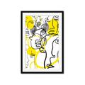 Picture of Face Off Yellow _GroupedProduct_Rectangle_Portrait_Framed_Matted_