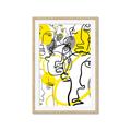 Picture of Face Off Yellow _GroupedProduct_Rectangle_Portrait_Framed_Matted_