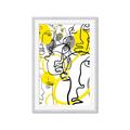 Picture of Face Off Yellow _GroupedProduct_Rectangle_Portrait_Framed_Matted_